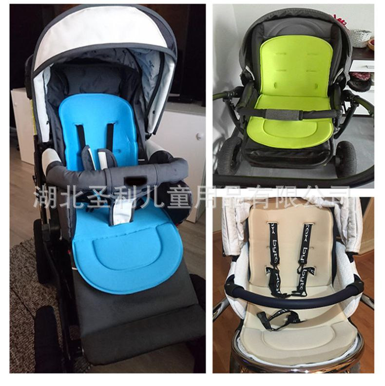 Coton de poussette épais universel, coussin de siège bébé, chaise de salle à manger pour enfants, coussin arc-en-ciel de siège bébé poussette