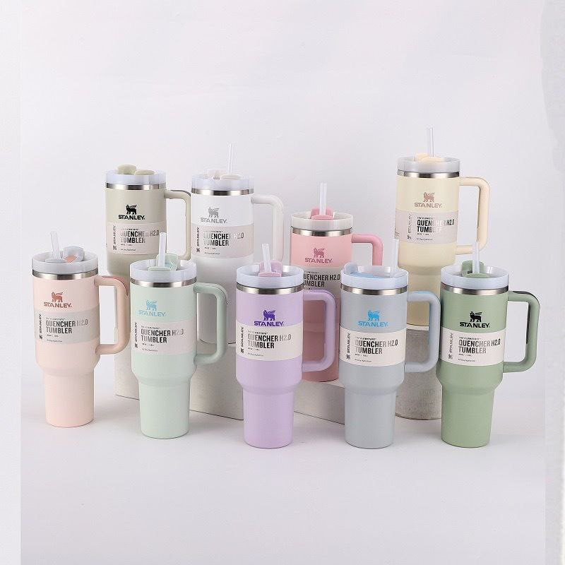 Stanley Cup 40oz Stanley304 poignée en acier inoxydable tasse de voiture tasse thermos Stanley a la mode