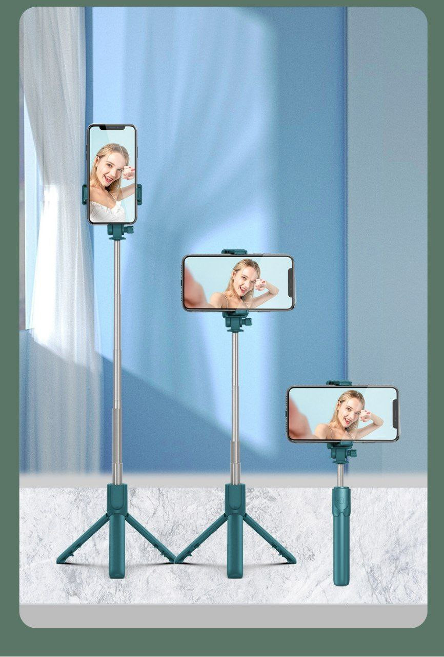 R1S Selfie Stick Beauty Fill Light Bluetooth Photographie en direct Trépied pliable tout-en-un pour téléphone portable R1 Selfie Stick