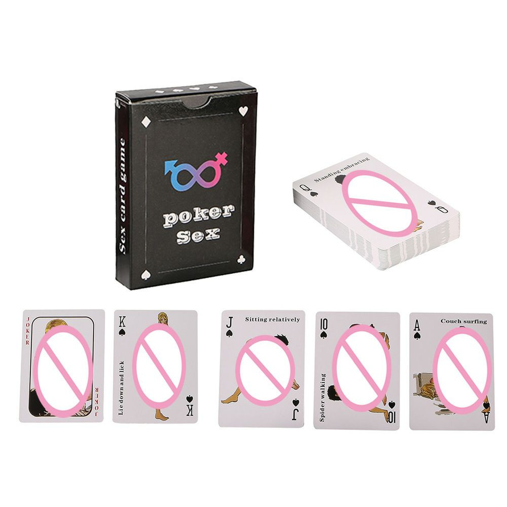 Version anglaise complète de Sex Pose Card Poker de chambre à coucher FLIRTING POKER BOARD Game alternative pour couple