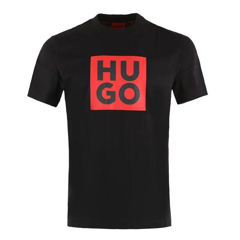 Hugo  T-shirt ultra doux en jersey de coton avec logo signe HUGO audacieux sur la poitrine