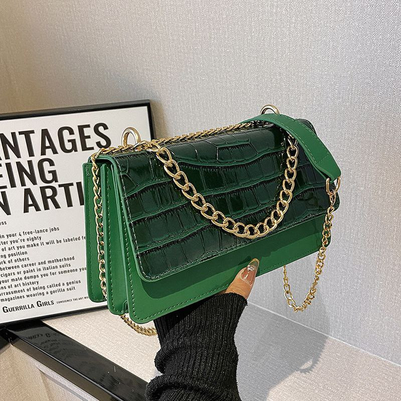 Sac pour femme 2023 nouvelle épaule à motif de pierre de grande capacité européenne et américaine sac de messager chaîne