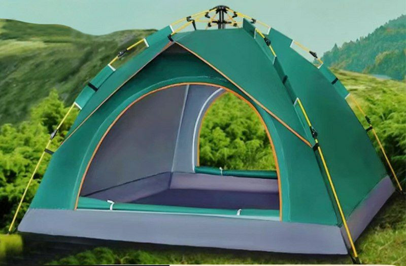 Tente automatique extérieure Camping  épaissis de la seule personne à l'épreuve de camping pliable à double portable